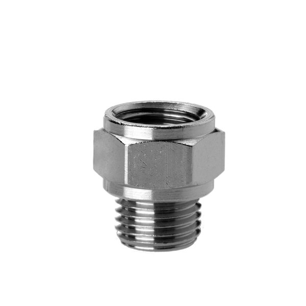 Camozzi Adapter Fitting, 1/4 BSPp Female X 1/4 BSPp Male 2521 1/4-1/4